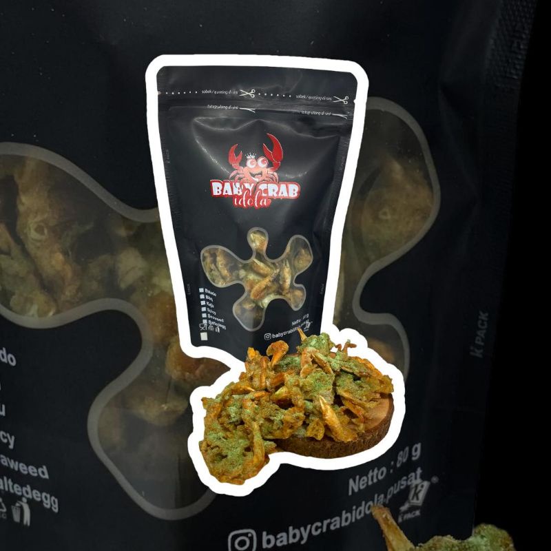 

Baby Crab Rasa Seaweed (Rumput Laut) 80gr