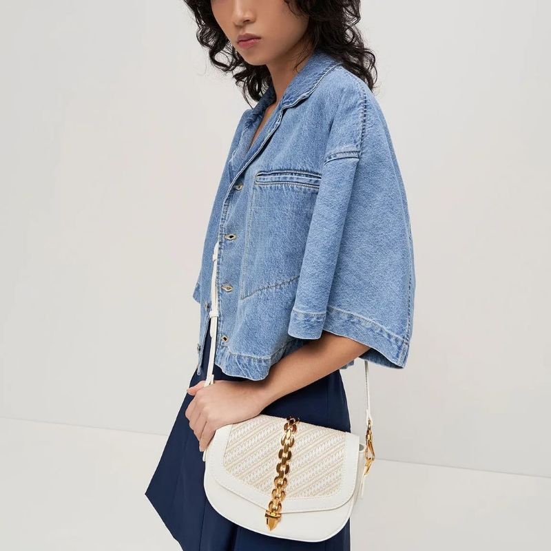 5.5 SALE | CK Isana Chain-Accent Crossbody Bag