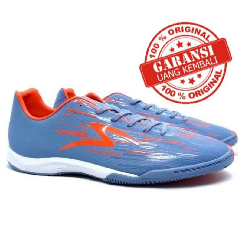SEPATU FUTSAL SPECS ACCELERATOR LIGHTSPEED REBORN IN VAN DEUSEN BLUE / FLAME