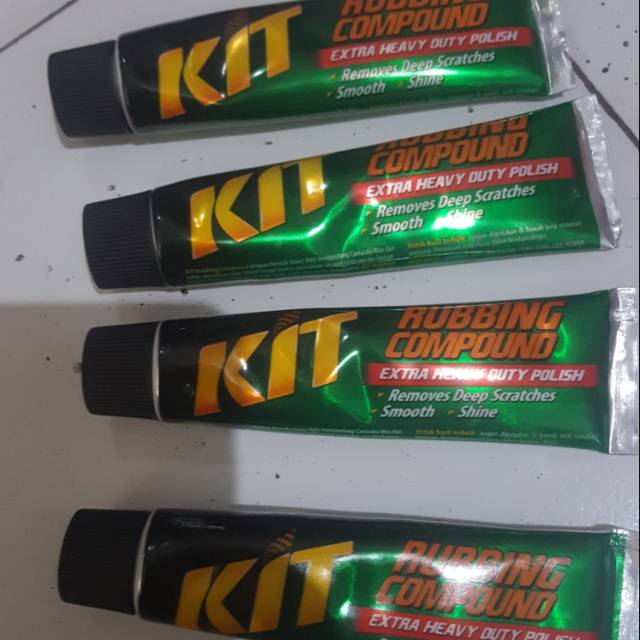 Kit rubbing compound mobil/motor