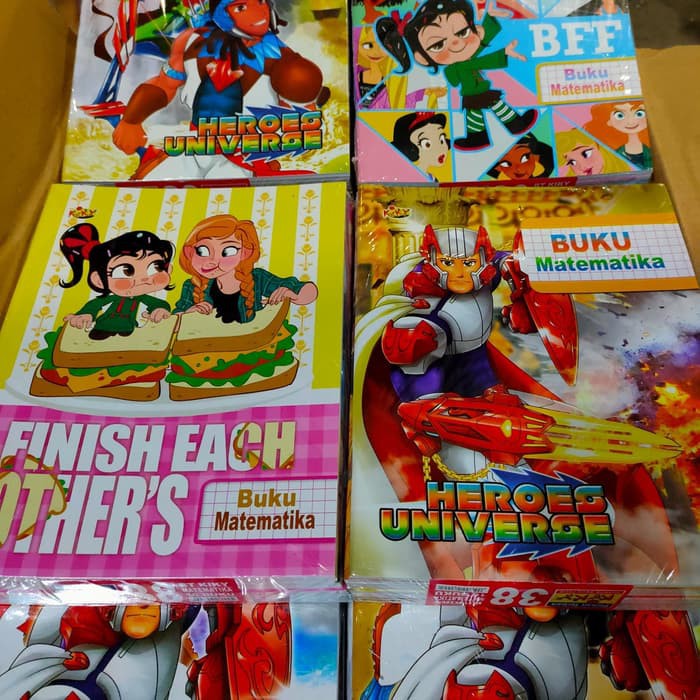 

Buku Tulis Matematika 38 Sampul Motif/Pack