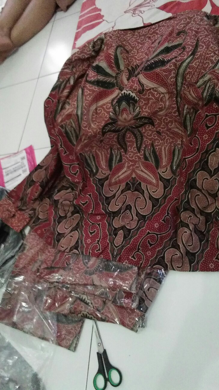 Size M L Xl Xxl Xxxl Bswart Batik Hrb026 Kenongo Hem Pendek Padi Pekalongan M L Xl Batik