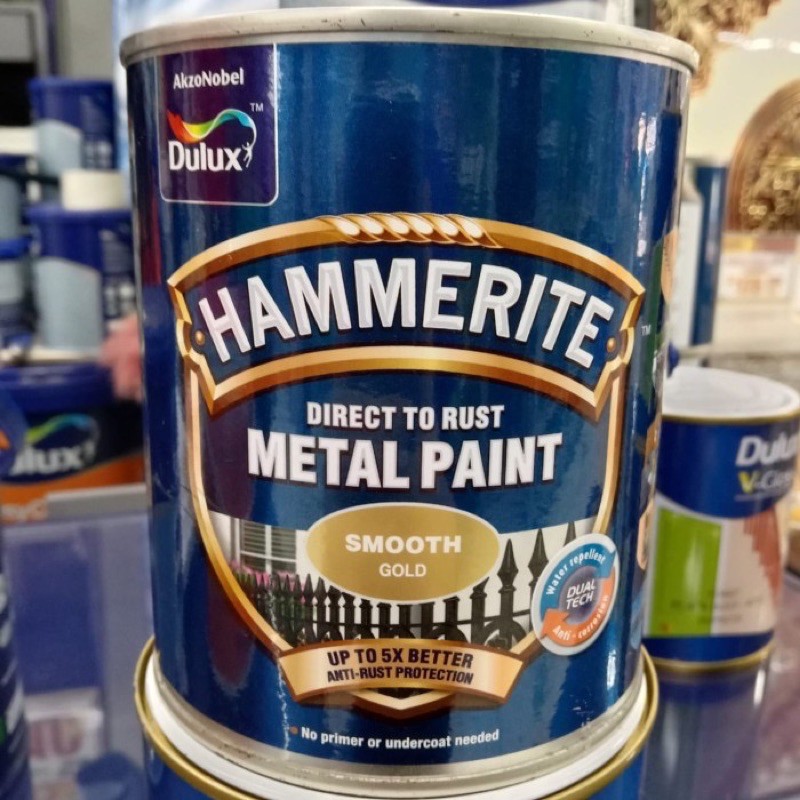 Dulux Metal Paint Hammerite Cat Besi 750Ml