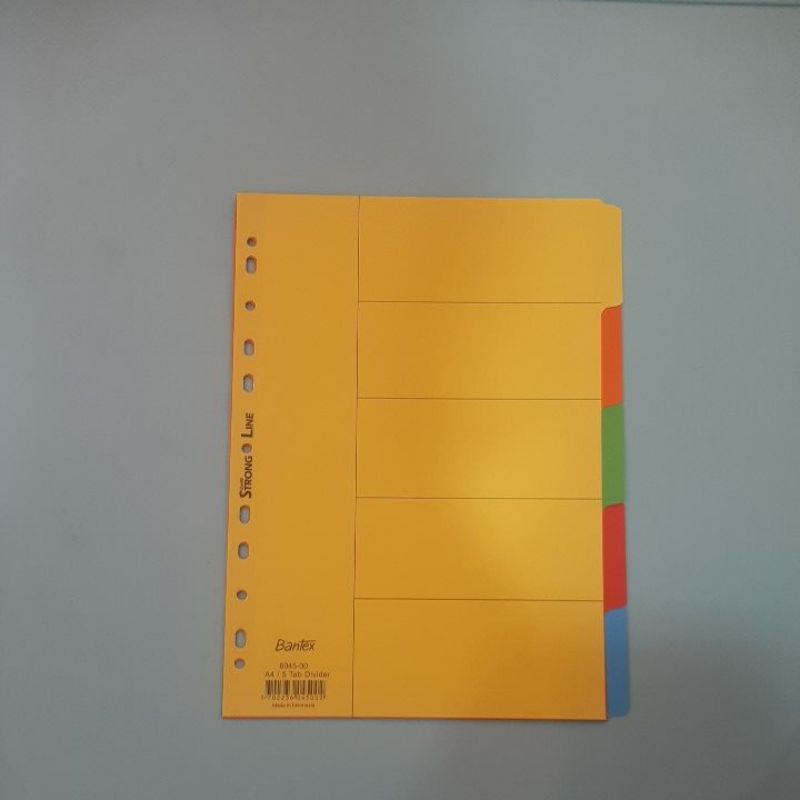 

Bantex index A4 6045-00/ kertas pembatas