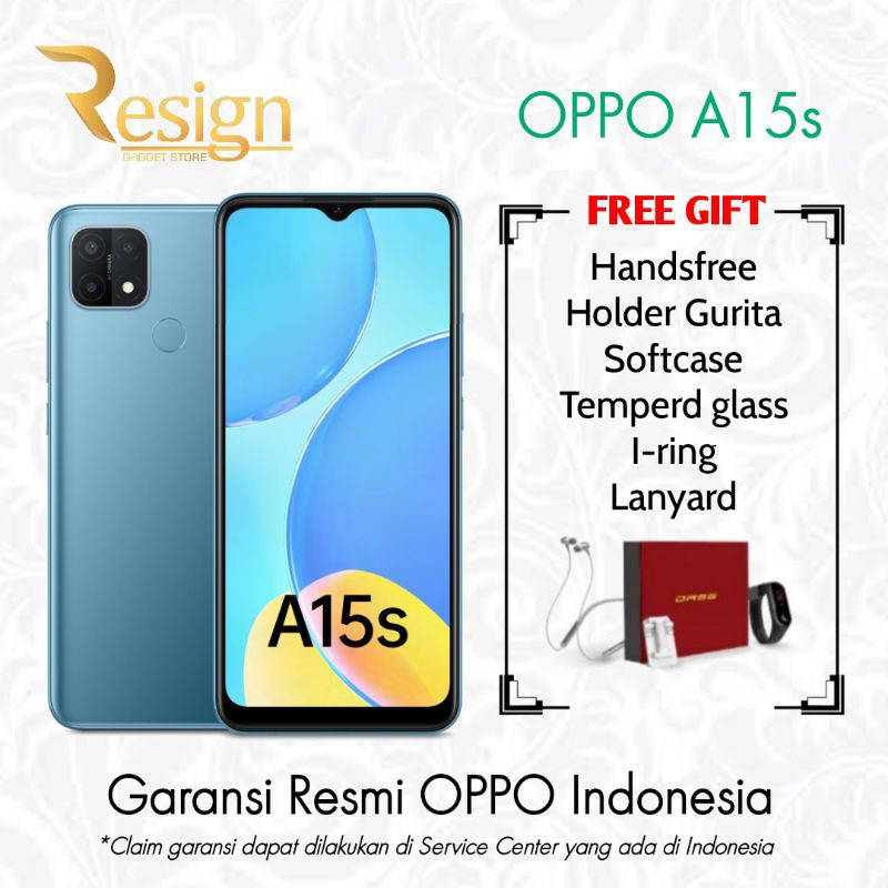 HP OPPO A15s RAM 4GB/64GB (TERLARIS TERBARU GARANSI RESMI)