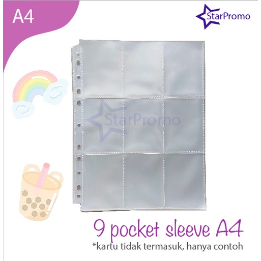 

Sleeve 9 Pocket Binder Album Kartu KPOP A4