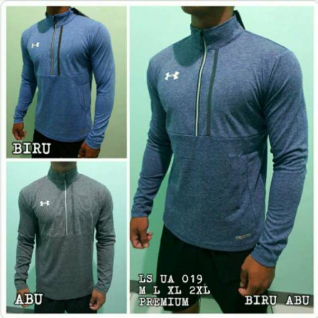 TERMURAAH Jaket Under Armour Heatgear Compression Sweater Outdoor Import .