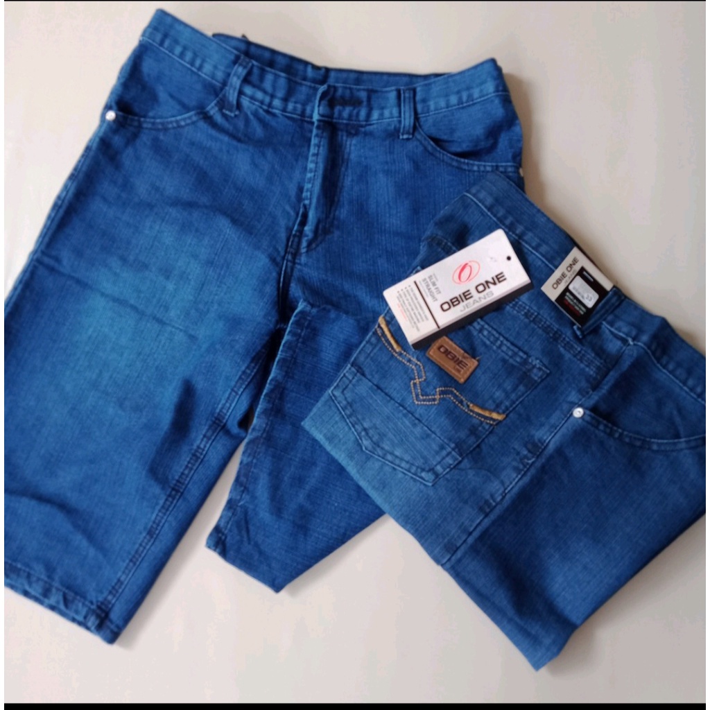 Jeans Jendek Pria Celana Denim Pendek Pria Terlaris Celana Jeans Standar Dibawah Lutut Celana Pendek Pria Celana Pendek Jeans Pria Reguler Bahan Tebal Bagus