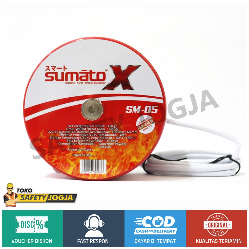 APAR - SUMATO X 500 ML SM-05 ALAT PEMADAM API OTOMATIS