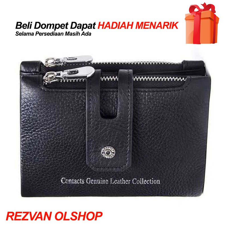  Dompet  Pria  Murah Panjang  Branded Distro  Contact Kulit 