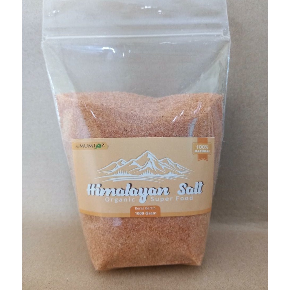 

Garam Himalaya 1 kg Natural Himalayan Salt pink Himsalt Garam Kesehatan 1kg kilo kiloan