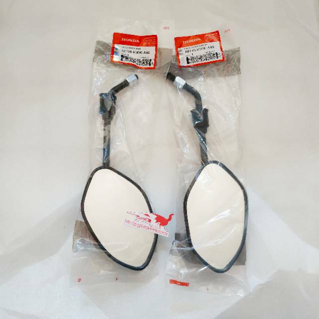 Back MIrror Spion Kiri Kanan Revo Supra X 125 Fit Fi GTR New Blade 110 125 Asli HGP 88110-KWW-A40 88