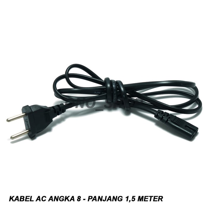 KABEL POWER ANGKA 8 MURAH KABEL ANGKA 8 POWER 1.5m KABEL RADIO MURAH KABEL PRINTER KABEL SERBAGUNA