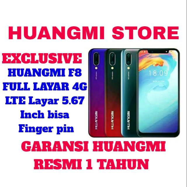Promo hp android 4G huangmi F8 RAM 2GB ROM 16GB