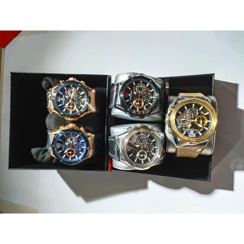 Jam Tangan Pria Charles Jourdan Chronograph CJ 1101