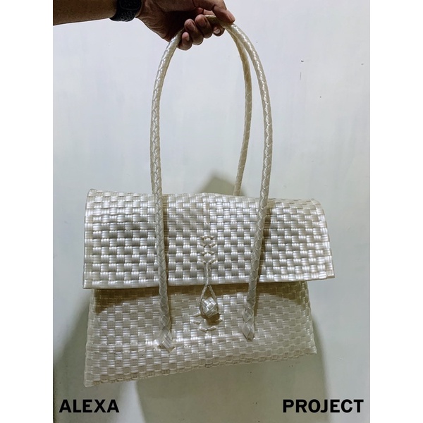 TAS ANYAMAN PLASTIK / TAS SOUVENIR / TAS HAMPERS