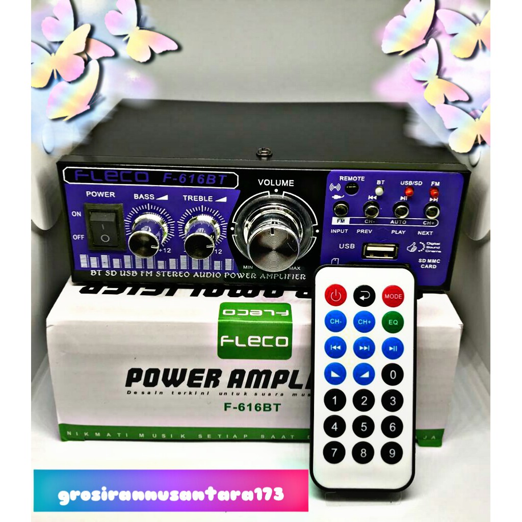 POWER AMPLIFIER BLUETOOTH F-616BT/ POWER AMPLIFIER MINI / AMPLIFIER BLUETOOTH / POWER AMPLIFIER BT