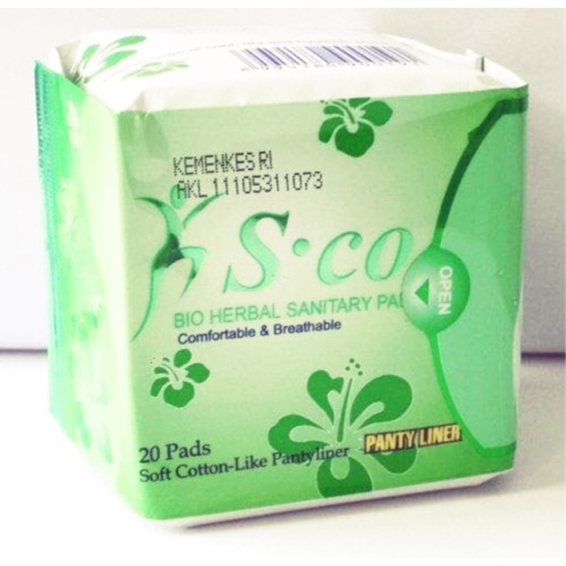 Sco Pantyliner/ Pembalut Herbal Original