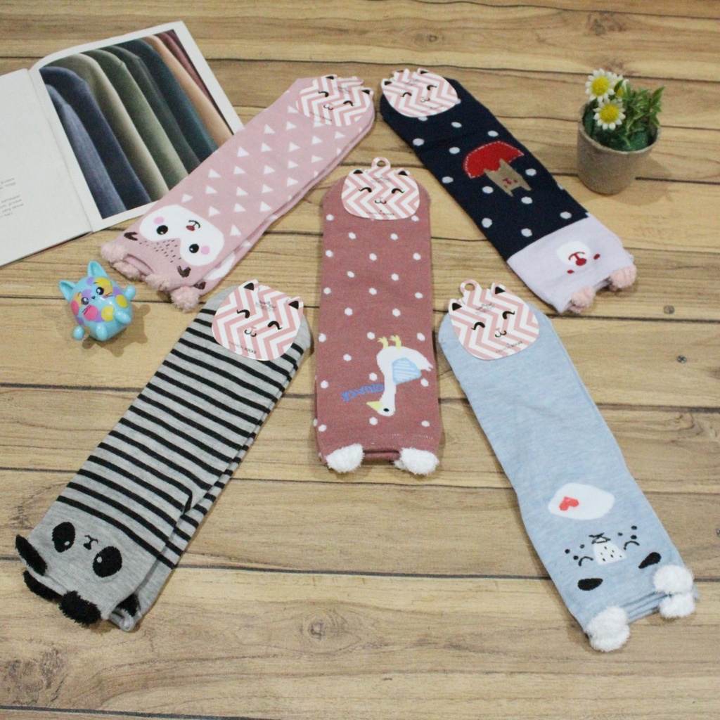 Kaos Kaki Korea Ankle Socks Cute Kaos Kaki Pendek Fashion Motif Lucu / Kaos Kaki Import Premium