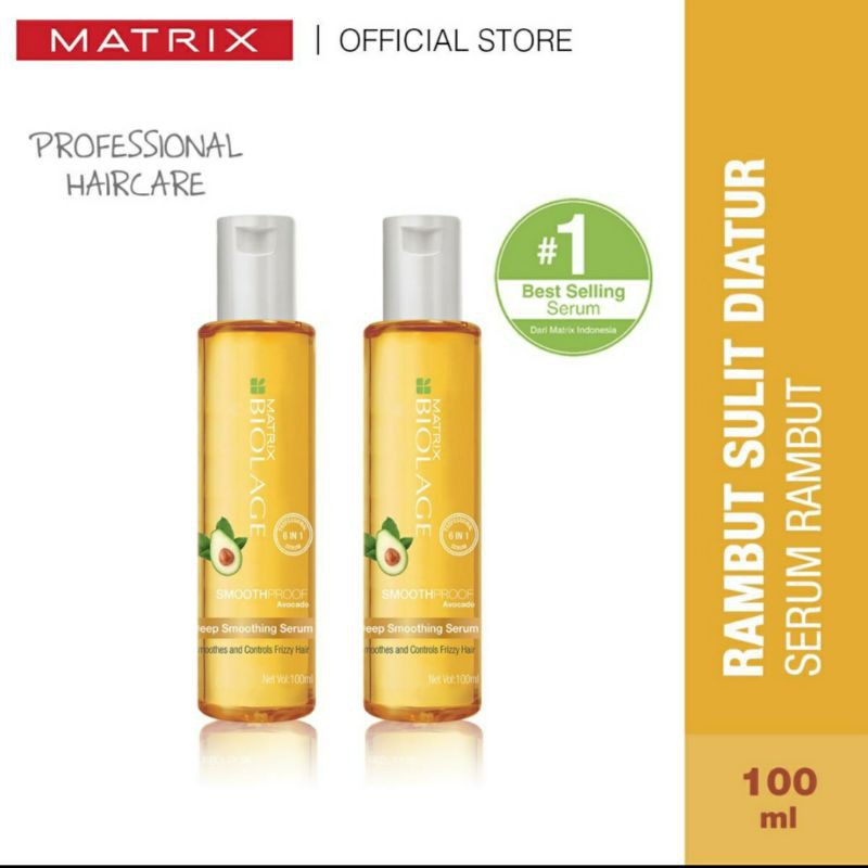 BIOLAGE DEEPSMOTHING SERUM PAKET 2 PCS / SMOTH SERUM MATRIX / SERUM MATRIX / VITAMIN RAMBUT