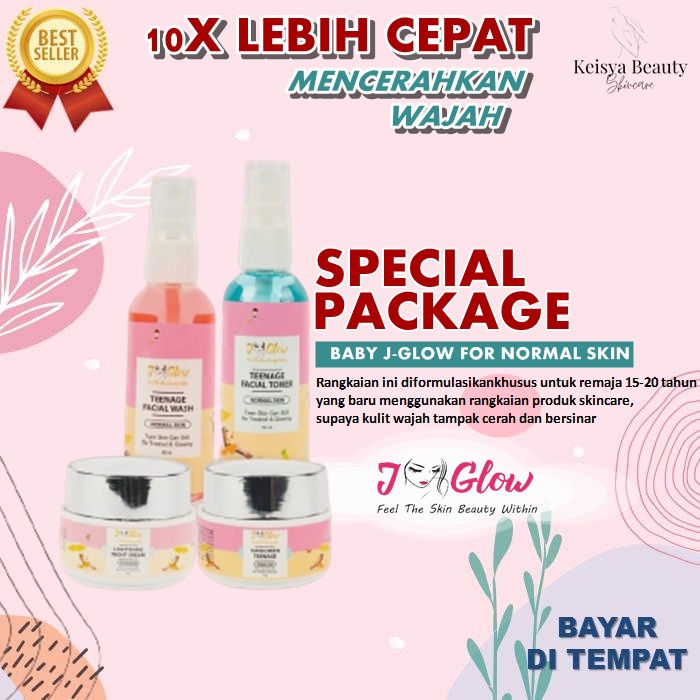 Baby Jglow Skincare J Glow Perawatan Kecantikan Pencerah Wajah Remaja Pemutih Muka Glowing Asli BPOM