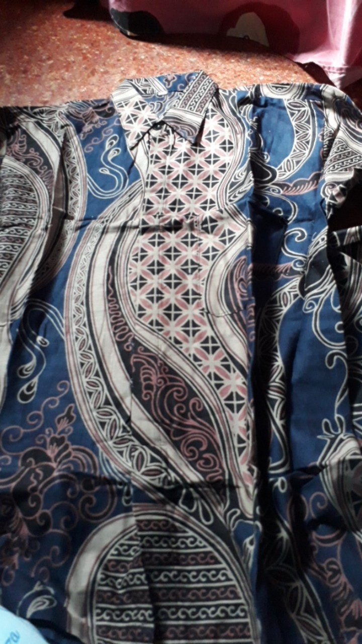New Arrival Distro Batik Pria Original Bordir Sogan Hrb026 Batikaf Notoarto Kemeja Batik Slimfit