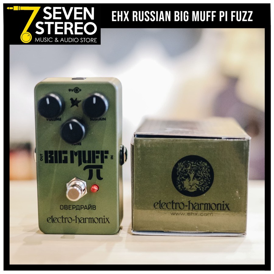 Electro Harmonix Big Muff Pi Classic Green Russian Fuzz