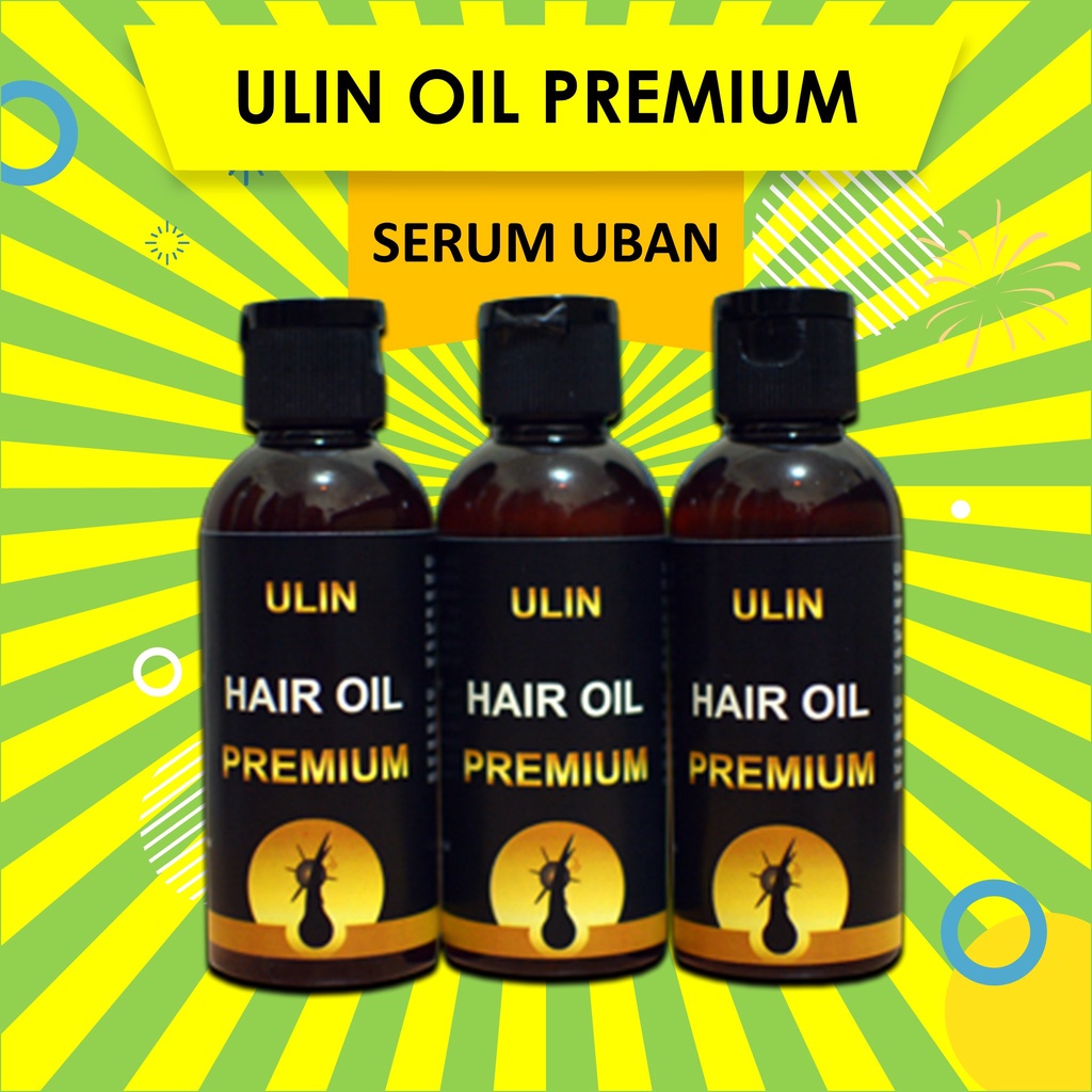 Penghitam Rambut Uban Ulin Hair Oil Premium Penghilang Uban