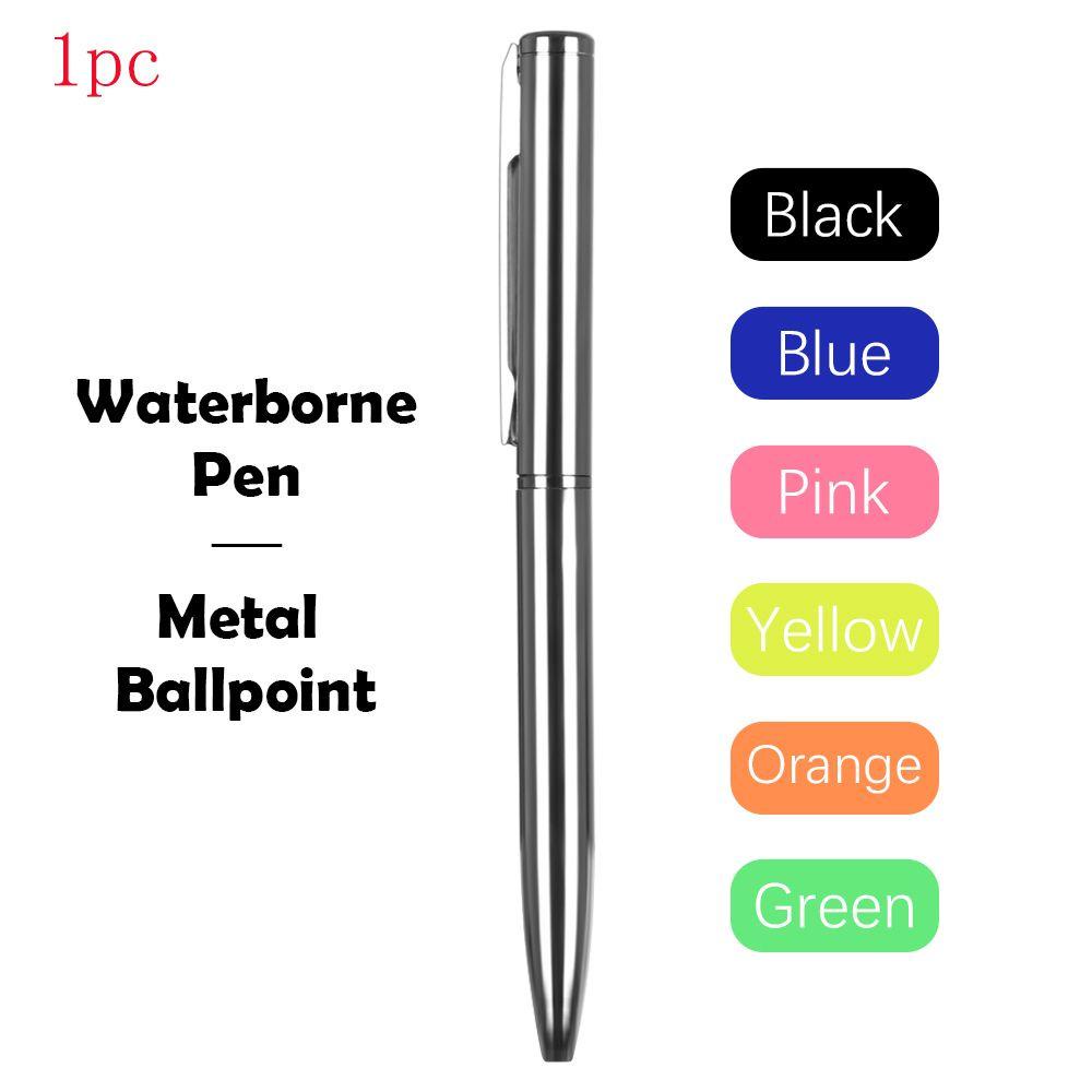 Top 1PC Ballpoint Logam Fashion Halus Hadiah Alat Tulis Tanda Tangan Perlengkapan Menulis