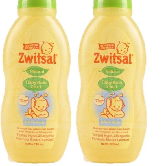 Jual Zwitsal Baby Bath Natural 2In1 Hair&Body 200 ml Twin Pack Shopee