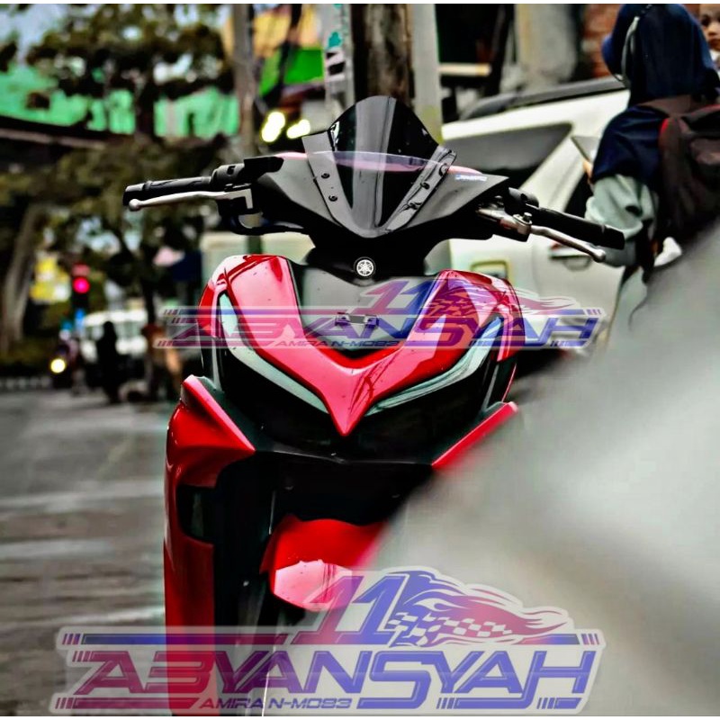 VISOR  AEROX155 NEW SPORTY JENONG. WINDSHIELD AEROX NEW/OLD JENONG SPOSRTY