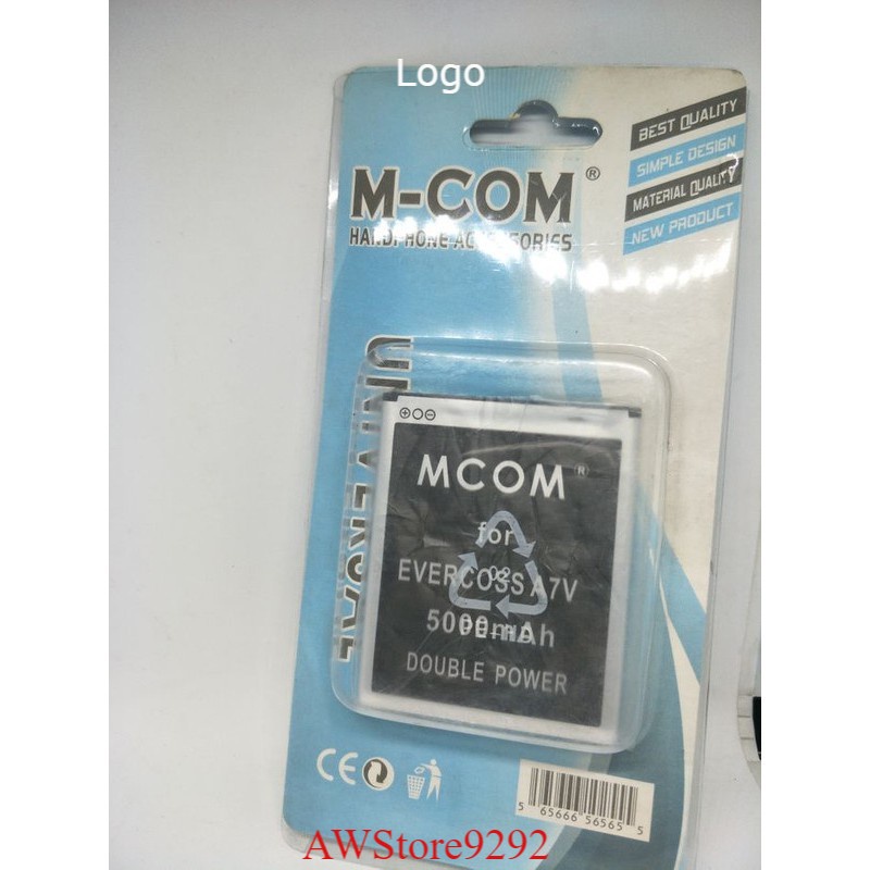 Mcom Battery Batre Baterai Double Power Mcom Cross Evercoss A7V