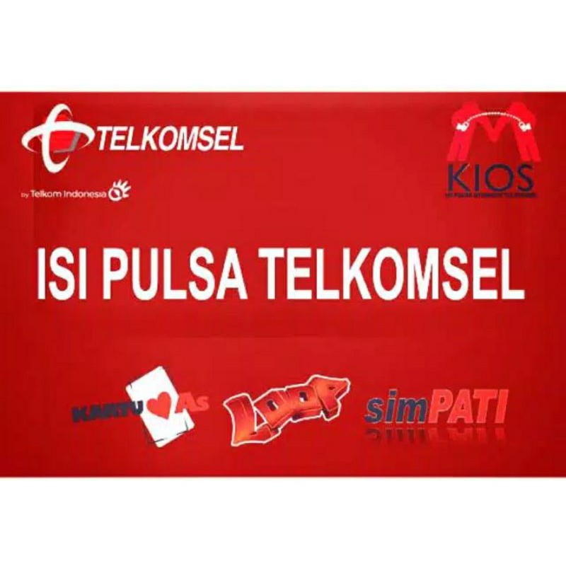 Voucher Pulsa Elektrik Telkomsel 5000/10000/20000/25000