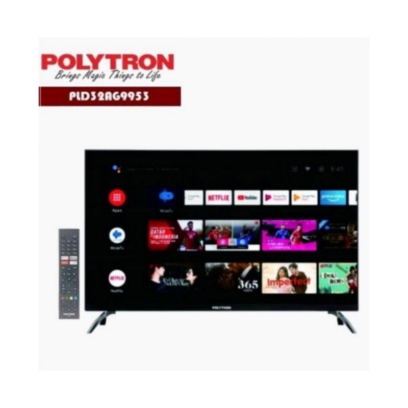 TV LED Polytron 32Inch PLD 32AG9953 Smart Android
