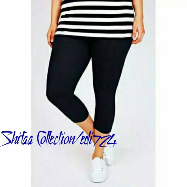 Legging / Celana Pendek / Legging Murah /Celana Legging Pendek 7/8 - (Jumbo Dewasa)