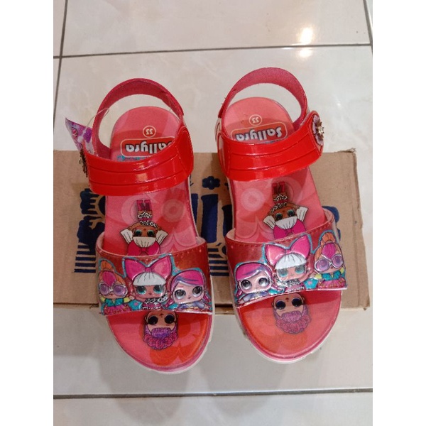 Sepatu anak perempuan tali belakang Sandal Sallyra