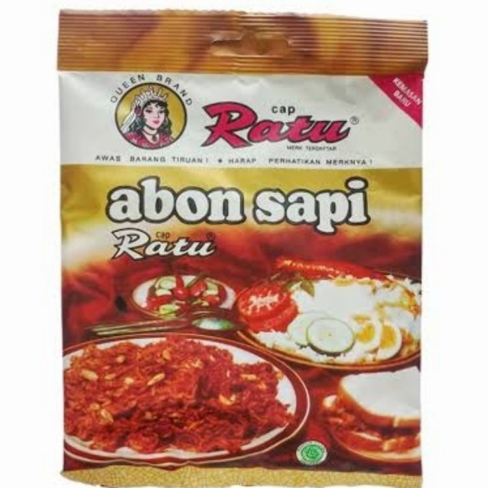 

ABON- ABON SAPI CAP RATU ASLI 1 SACHET ( 90 GRAM ) -MAKANAN-KERING.