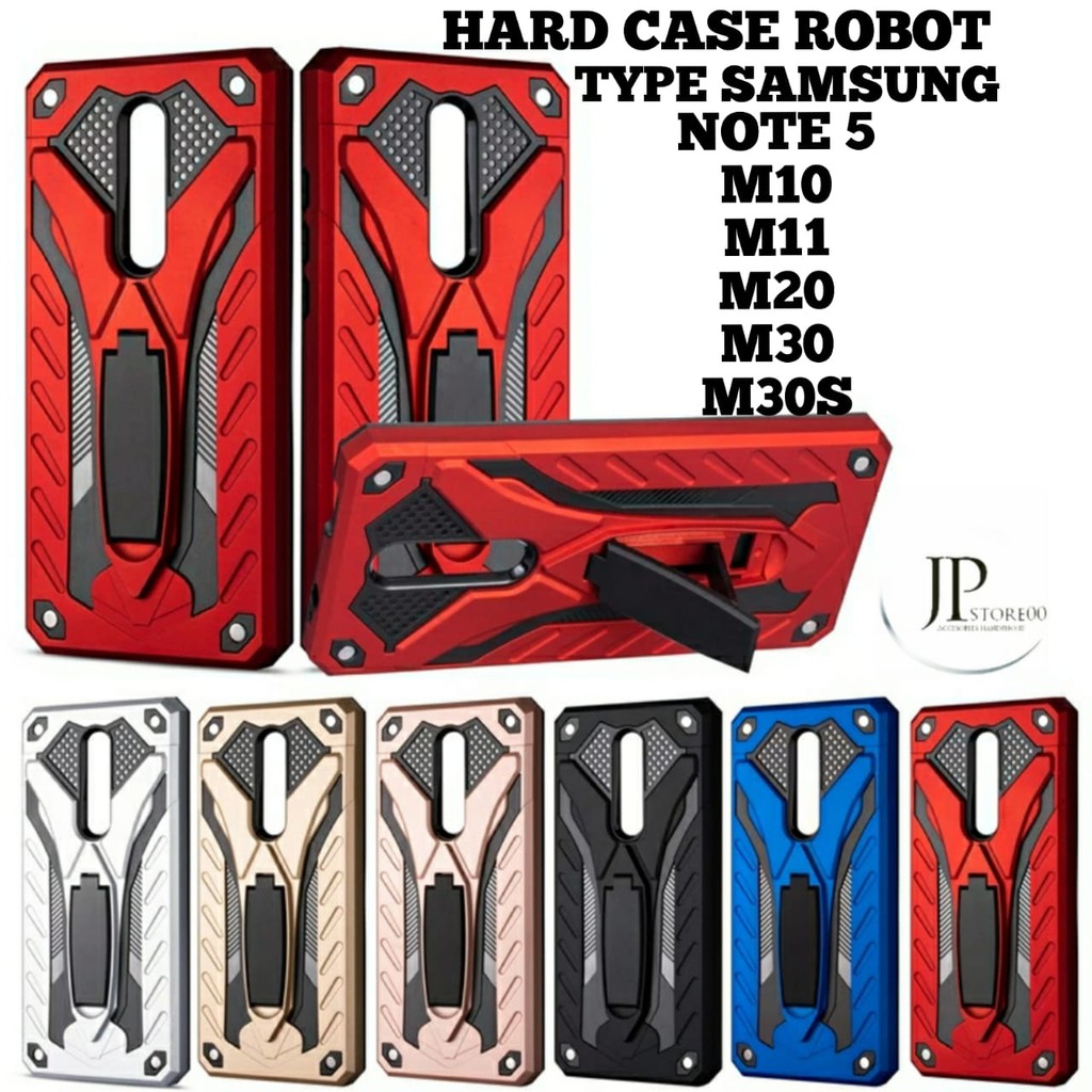 SAMSUNG NOTE 5 M10 M11 M20 M30 M30S HARD CASE ROBOT TRANSFORMER STANDING