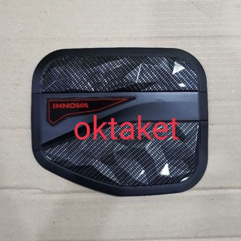 tank cover all new innova 2016-2021 hitam Kombinasi Carbon