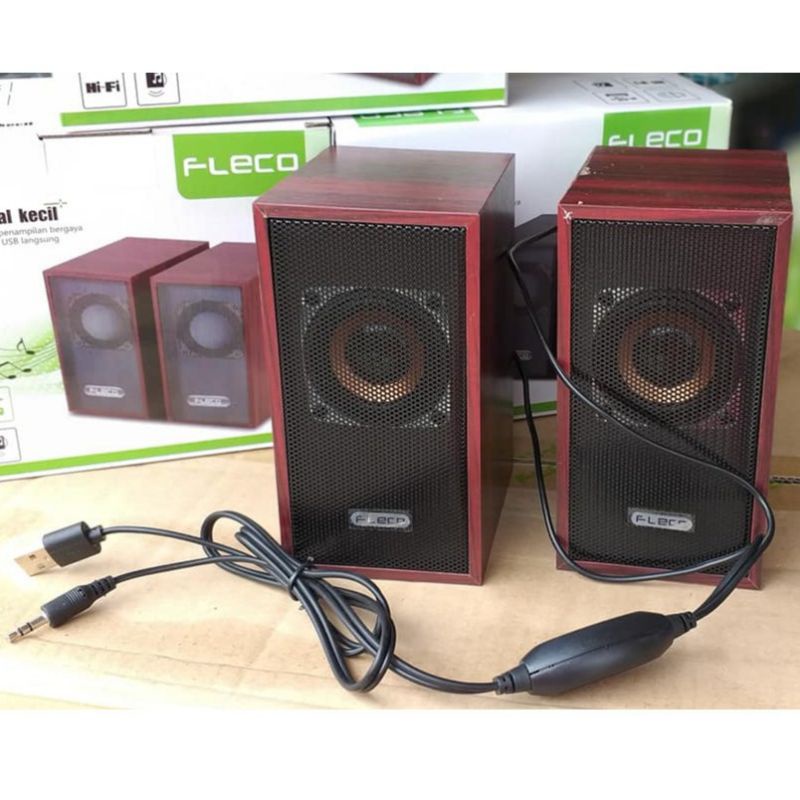 SPEAKER KOMPUTER FLECO F-016 / SPEAKER LAPTOP/HP/KOMPUTER / AUDIO KOMPUTER / SPEAKER PC KOMPUTER