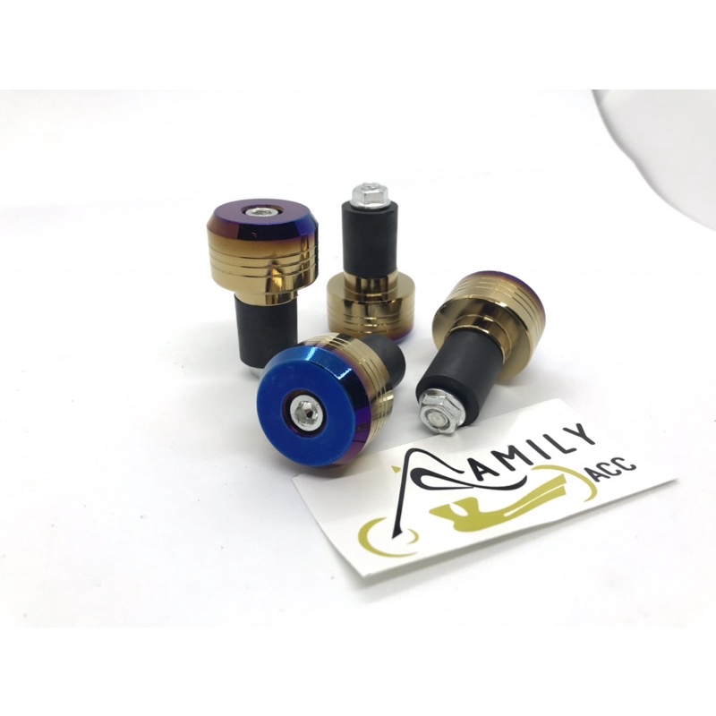 Jalu Stang End Bar Twotone Garis Motor Universal Nmax Aerox Pcx Mio Vario 125/150 Beat Scoopy DLL