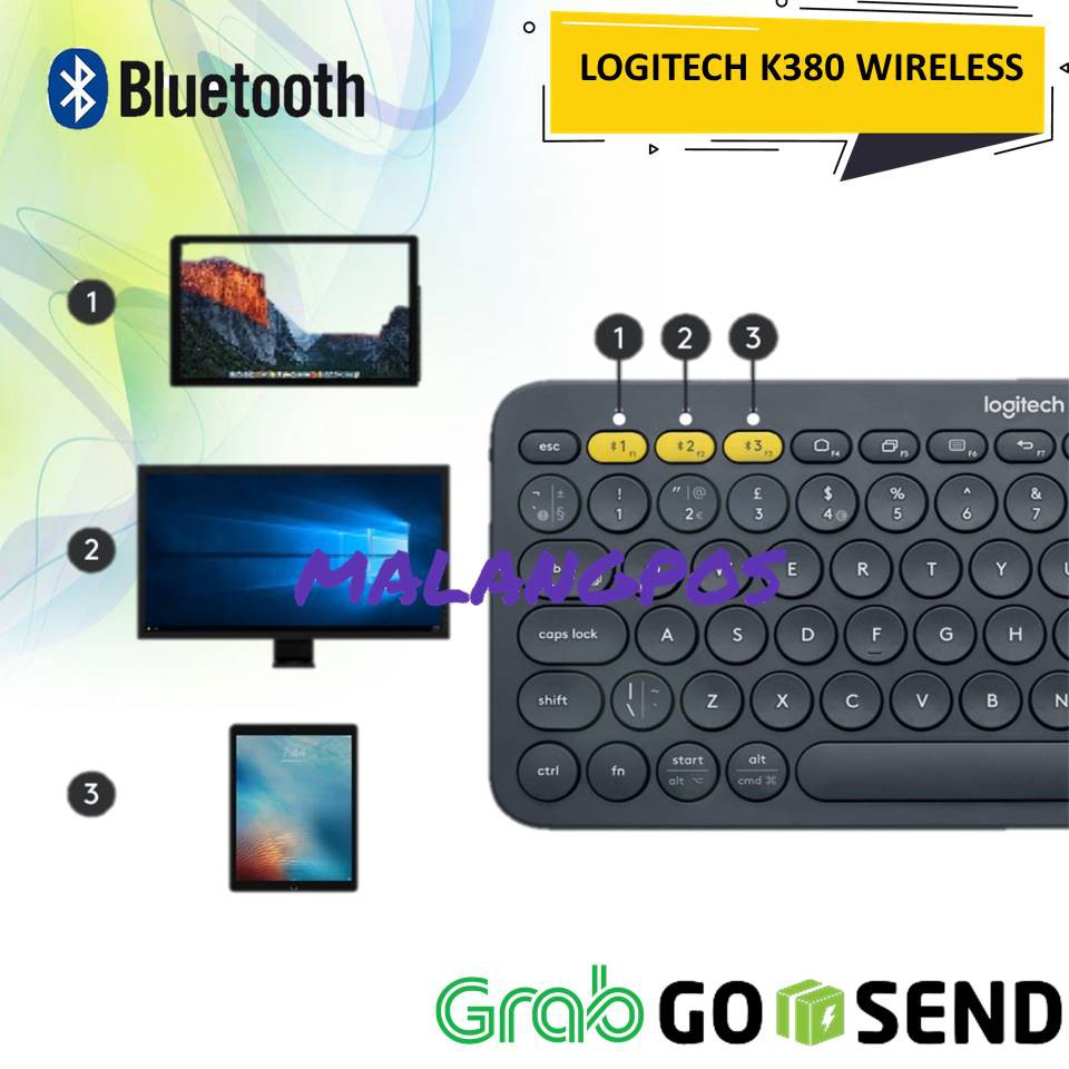 KEYBOARD LOGITECH WIRELESS MULTI DEVICE K380 BLUETOOTH