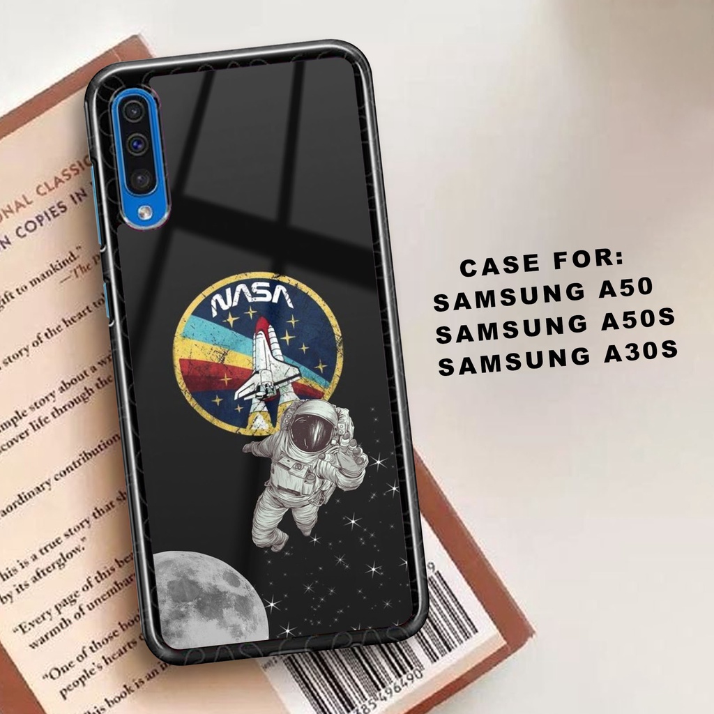 Case Samsung A50 A50S A30S Motif NASA Casing Hardcase 2D Glossy
