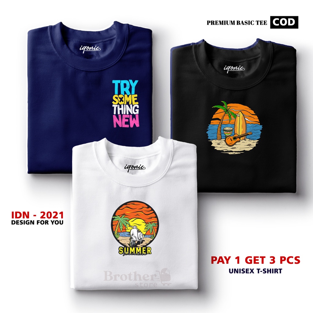 BUY 1 OR 3 PCS ( PROMO COD ) BROTHER STORE / Kaos Distro100% Catoon Combed 30s / ArticelSPT