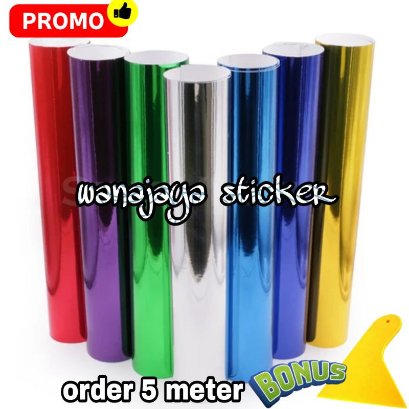 STIKER SKOTLET MOTOR WARNA CROM / SKOTLET MOTOR KROM / STIKER SKOTLET MOTOR CHROME / SKOTLET MOTOR