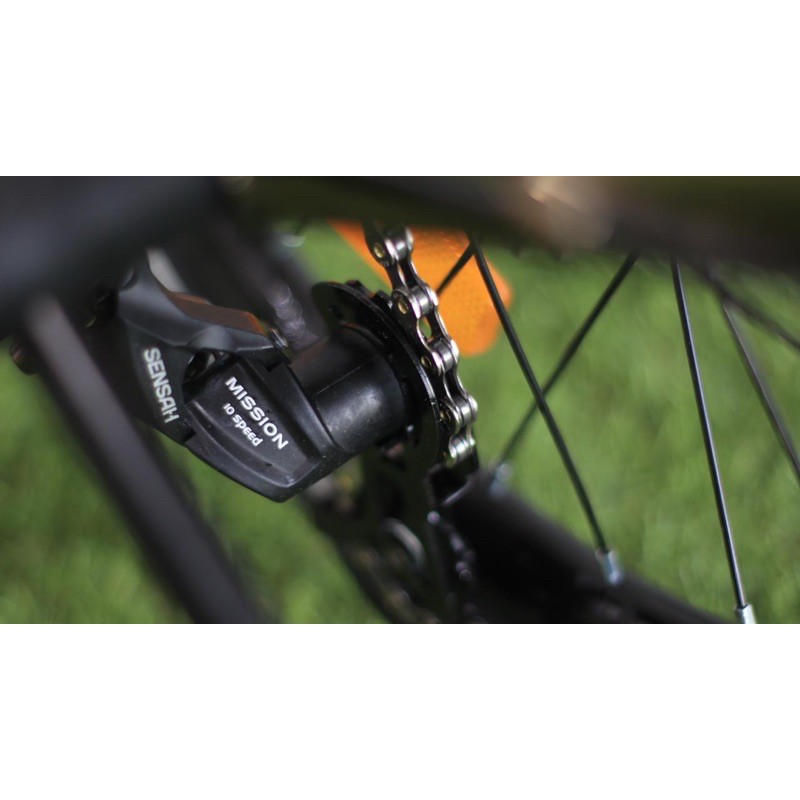 Sepeda Lipat Element Troy 10 Speed Black Diamond Edition SNI Garansi frame 5 tahun bisa kredit COD-5