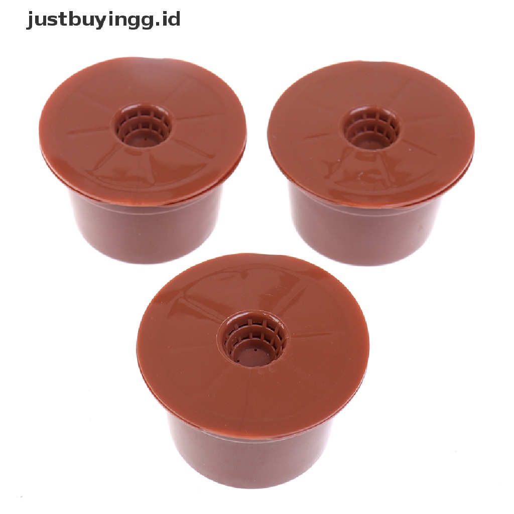 (Justbuyingg.Id) 3pcs / Set Kapsul Filter Kopi Reusable Untuk Caffitaly