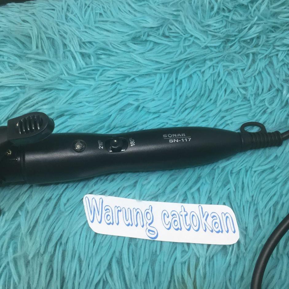 Promo Catok curly sonar sn 117 catok tabung sonar catok bulat curly tongs #