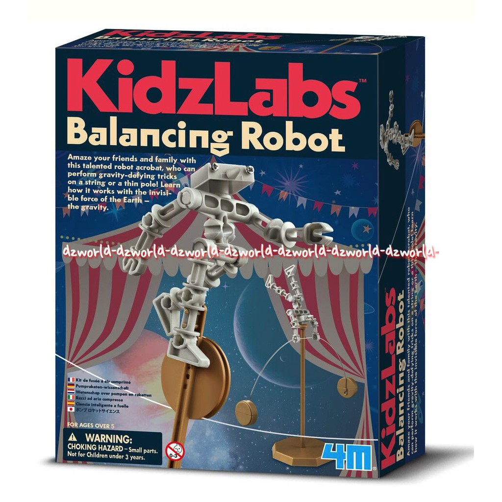 Kidzlabs Balancing Robot mainan anak untuk merakit robot yang dapat menambah pengetahuan anak