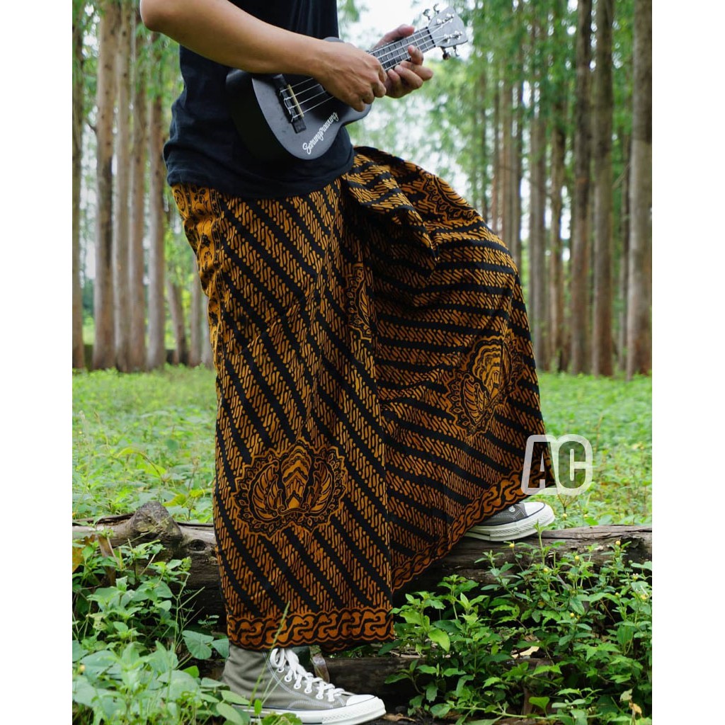 Sarung Batik Motif Klitik Gurdo Sogan / Coklat    New Motif